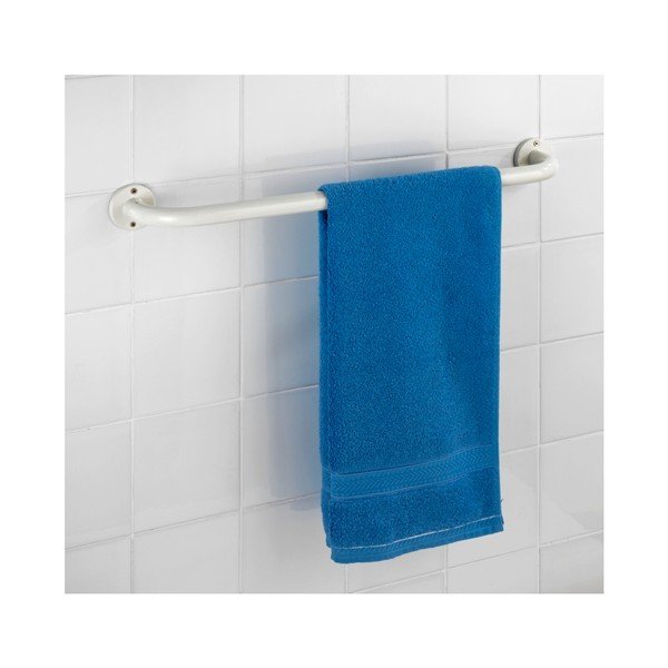 Balts sienas dvieļu turētājs Wenko Basic, 60 cm-image-2