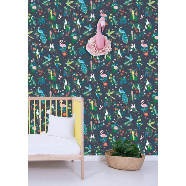 Bērnu tapetes 10 m x 50 cm Birds Carnival – Lilipinso-image-2