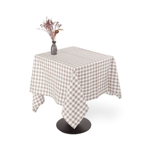 Kokvilnas galdauts 150x150 cm Gingham – Tiseco Home Studio-image-3