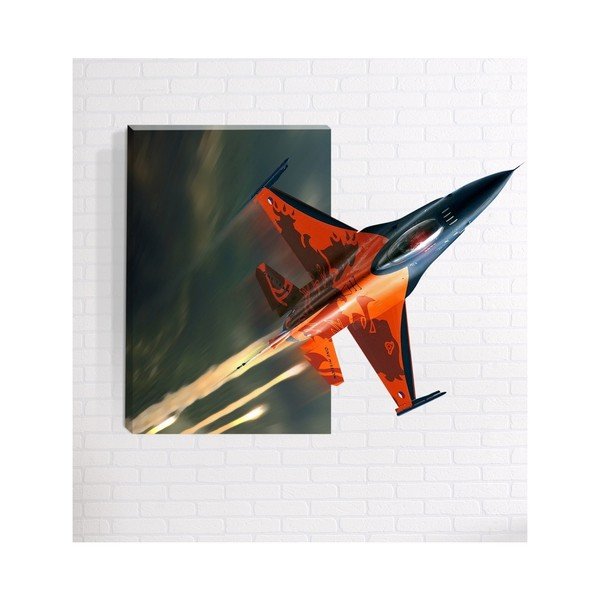 3D sienas glezna Mosticx Rocket, 40 x 60 cm