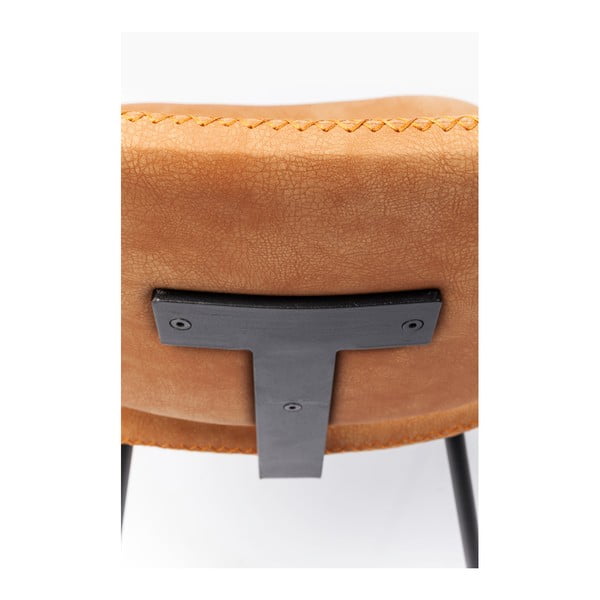 4 oranžu ēdamistabas krēslu komplekts Kare Design Barber-image-4