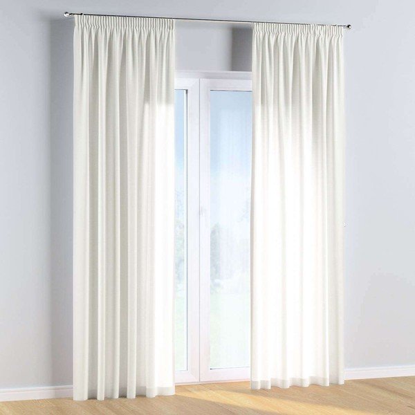 Balts/bēšs aizkars 260x130 cm Cotton Story – Yellow Tipi-image-3