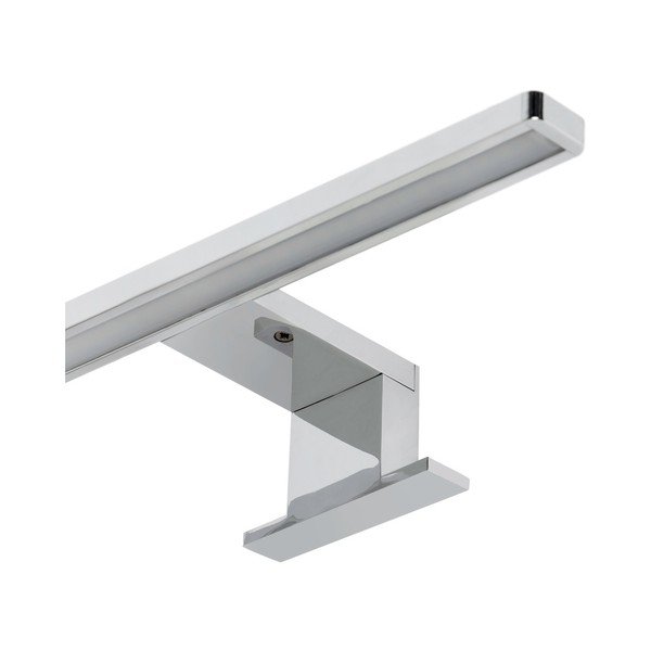 Sienas lampa sudraba krāsā ar LED gaismu SULION Curves-image-1