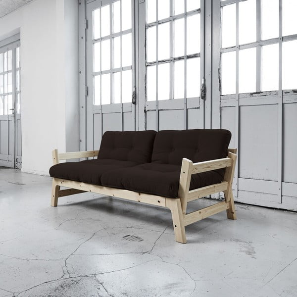 Dīvāns gulta Karup Step Natural/Brown