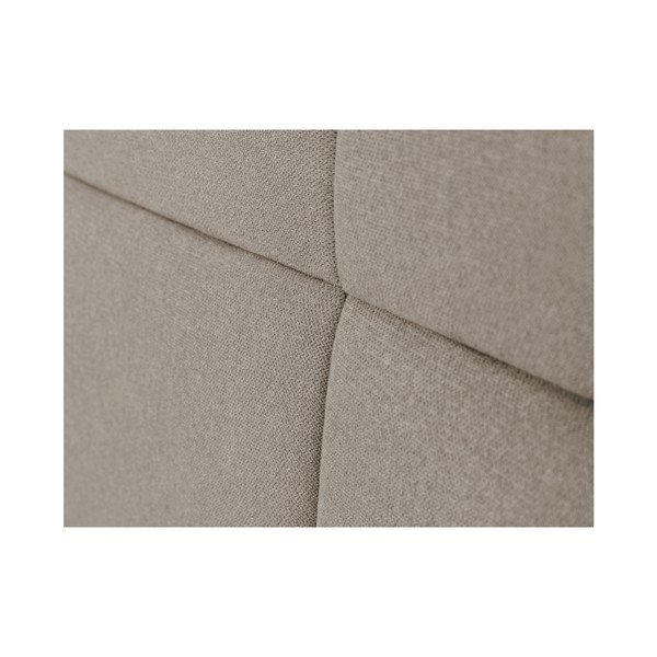 Krēmkrāsas gultas galvgalis Mazzini Sofas Barletta, 140 x 120 cm-image-3