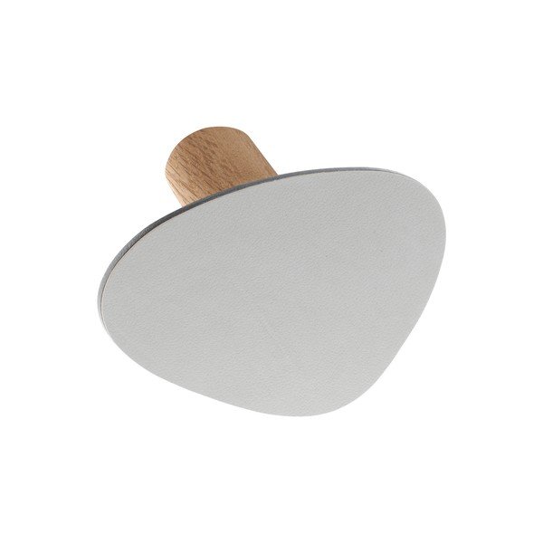 Gaiši pelēks tērauda sienas āķis Dot S Nupo – LIND DNA