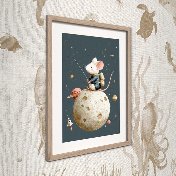 Bērnu plakāts 30x40 cm Astro Mouse – Styler-image-2