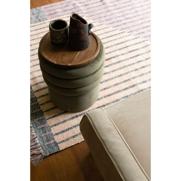 Rozā/persiku oranžs kokvilnas paklājs 160x230 cm Hampton – Dutchbone-image-2