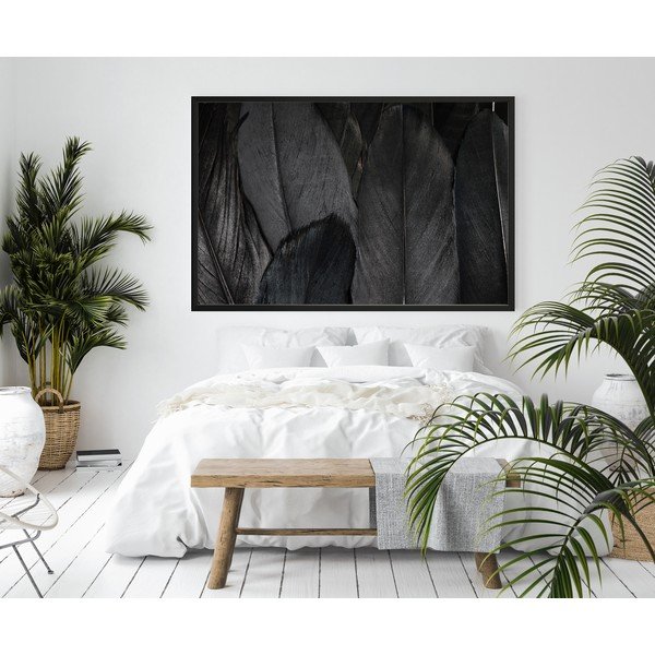 Plakāts DecoKing Feathers Black, 50 x 40 cm-image-2