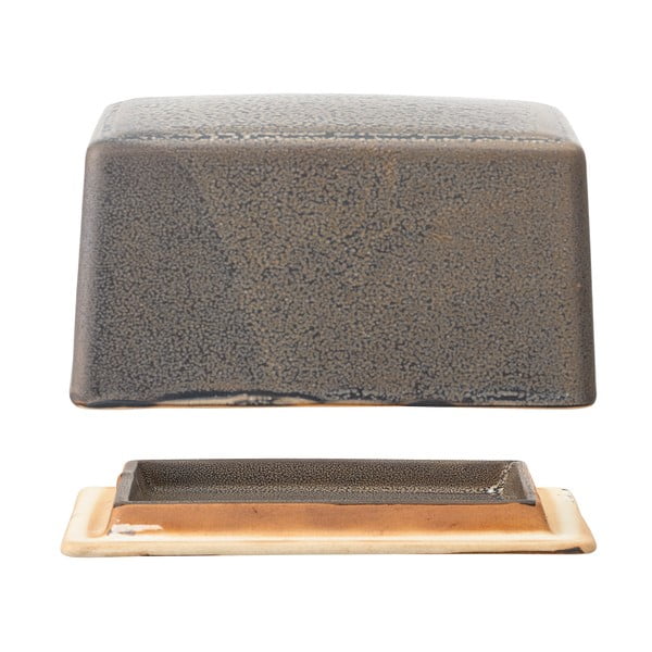 Pelēks keramikas sviesta trauks Bloomingville Kendra-image-1