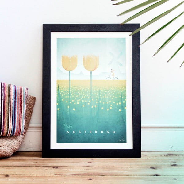 Plakāts Travelposter Amsterdam, 30 x 40 cm-image-1