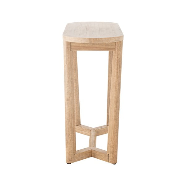 Dabīga toņa gumijkoka masīvkoka konsoles galds 35x100 cm Serrone – Bloomingville-image-3