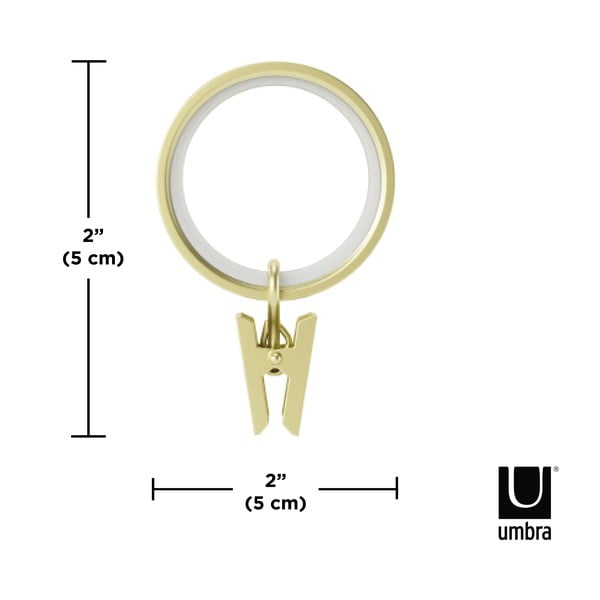Aizkaru gredzeni ar knaģi (7 gab.) Cappa – Umbra-image-4