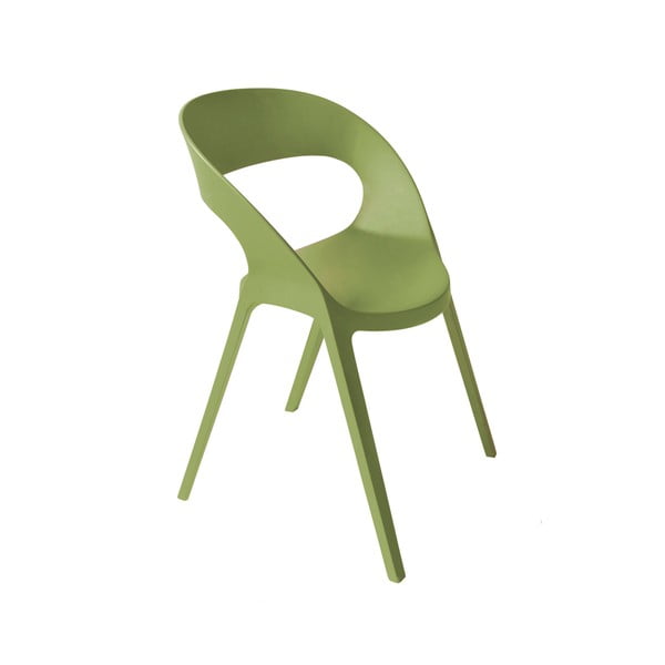2 olīvu zaļo dārza krēslu komplekts Resol Carla