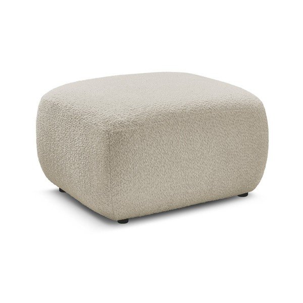 Bēšs kāju soliņš no buklē auduma Montaigne – Bobochic Paris-image-3