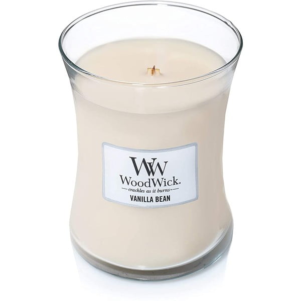 Aromātiskā svece WoodWick Triumph Vanilla, degšanas laiks 55 stundas