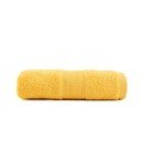 Dzeltens tīras kokvilnas dvielis Foutastic, 50 x 90 cm