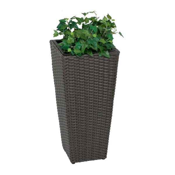 Tumši brūns dārza pods ADDU Planter, augstums 60 cm-image-1