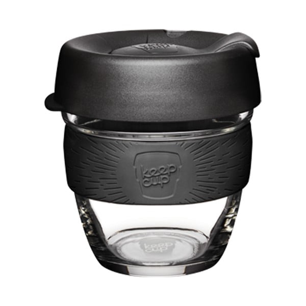 Melna ceļojumu krūze 227 ml Brew Black S – KeepCup