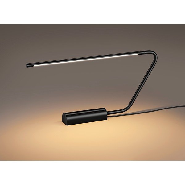 Melna LED galda lampa (augstums 33 cm) Olea – Trio Select-image-2
