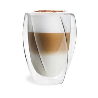 2 dubultsienu glāžu komplekts Vialli Design Latte, 300 ml