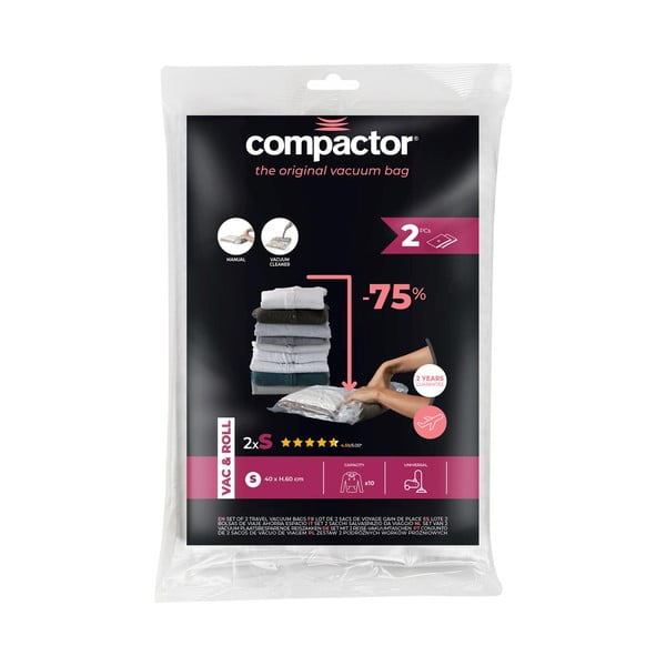Vakuuma maisi apģērbam (2 gab.) Hanging Vacuum S – Compactor-image-3