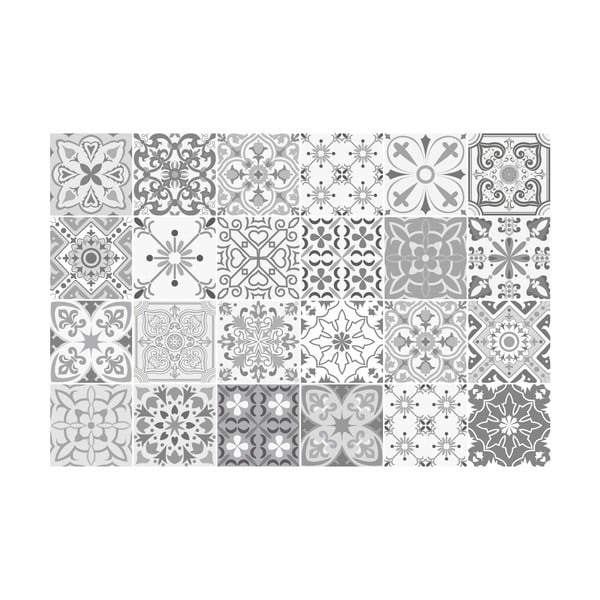 24 dekoratīvo sienas uzlīmju komplekts Ambiance Gythio, 15 x 15 cm-image-2