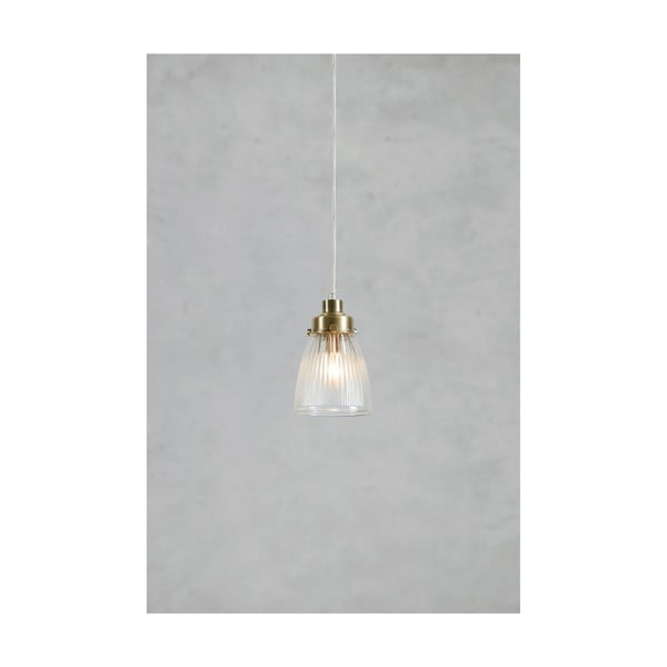 Misiņa krāsas piekaramā lampa ar stikla abažūru ø 11 cm Bellis – Markslöjd-image-4