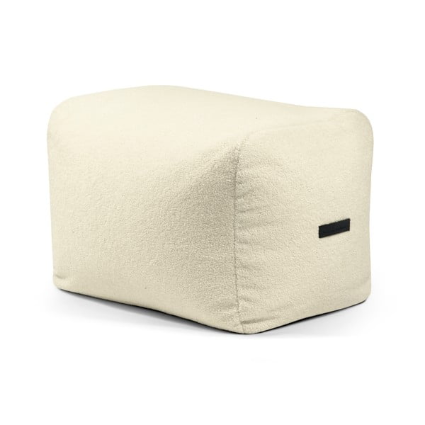 Krēmkrāsas sēžammaiss no buklē auduma Plus 70 Lounge – SLOWDOWN