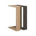 Sānu galdiņš ar ozolkoka imitāciju 40x30 cm Macha – Marckeric