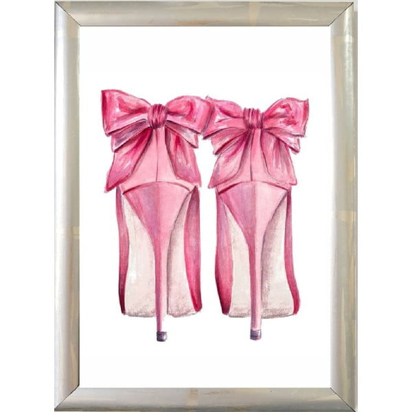 Plakāts 20x30 cm Pink Fashion Shoes - Piacenza Art