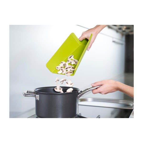 Balts salokāms kapāšanas dēlis Joseph Joseph Chop2Pot, garums 38 cm-image-2