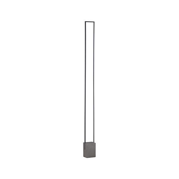 Melna LED stāvlampa (augstums 161 cm) Lithos – Nova Luce