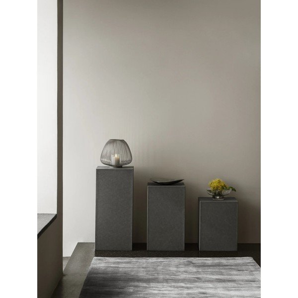 Puķu podu statīvs no ādas imitācijas/kartona (augstums 76 cm) Sahla – Blomus-image-1