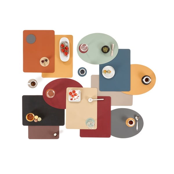 Zaļš ādas imitācijas paliktnis ZicZac Togo, 33 x 45 cm-image-2