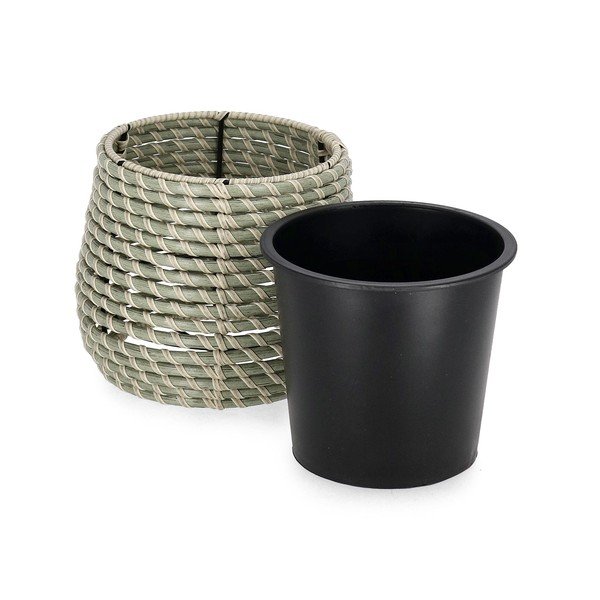 Plastmasas/mākslīgās rotangpalmas puķu podi (3 gab.) ø 45 cm Thanh – Bizzotto-image-2