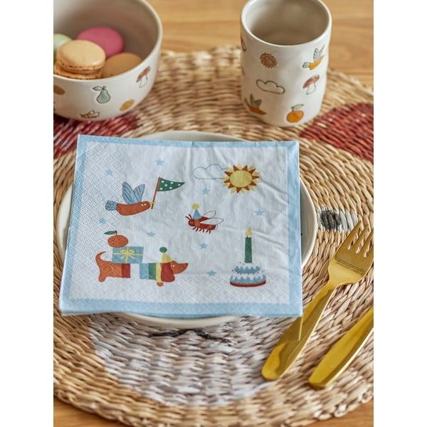 Papīra salvetes (20 gab.) Charlie – Bloomingville Mini-image-2