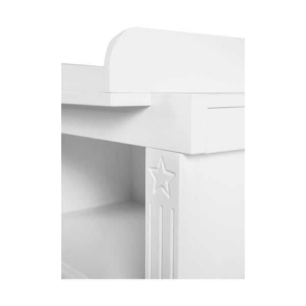 Balta zema bērnu kumode 120x98 cm Maxi – Roba-image-3