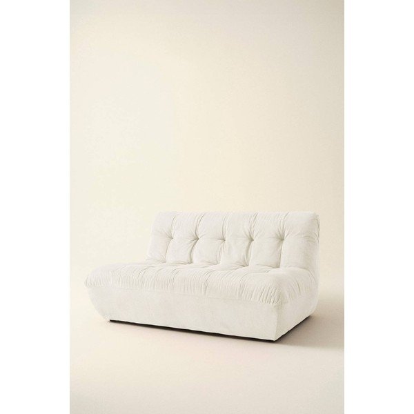 Krēmkrāsas velveta dīvāns 145 cm Kelso – Jotex-image-1