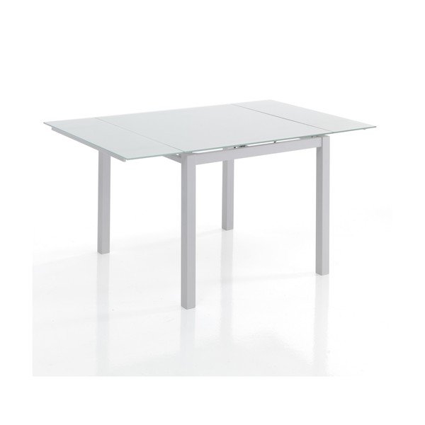 Izvelkams ēdamgalds ar stikla galda virsmu 90x90 cm New Daily – Tomasucci-image-2