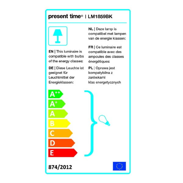 Melna griestu lampa Leitmotiv Lucid Large-image-2