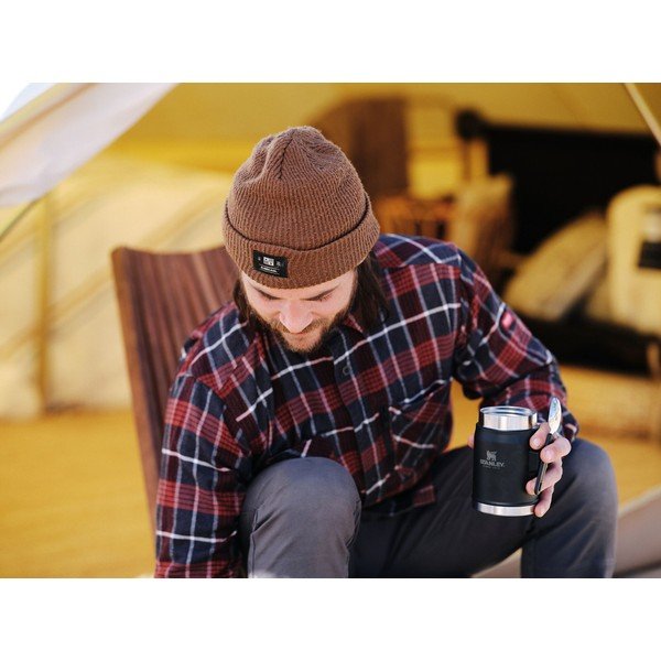 Melns nerūsējošā tērauda termoss pārtikai 400 ml Legendary Classic Black – Stanley-image-3