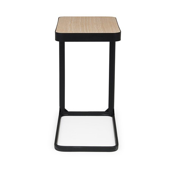 Sānu galdiņš ar egles koka imitāciju 30x50 cm Everitt – Bizzotto-image-1