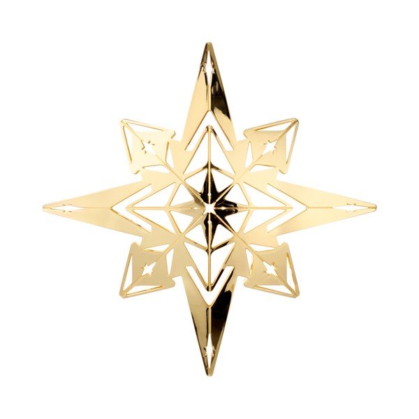 Piekaramais Ziemassvētku rotājums zelta krāsā Kähler Design-image-2