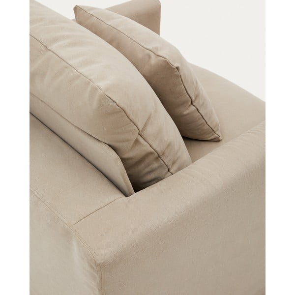 Bēšs pārvalks 92 cm Nora – Kave Home-image-1