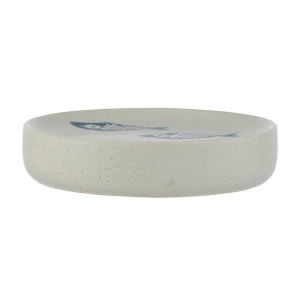 Balts un zils keramikas ziepju trauks Wenko Aquamarin-image-3