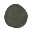 Tumši zaļš ar rokām darināts apaļš paklājs no vilnas maisījuma ø 160 cm Kari Organic – Villeroy&Boch