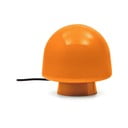 Oranža galda lampa ar stikla abažūru (augstums 20 cm) Reig – Kave Home
