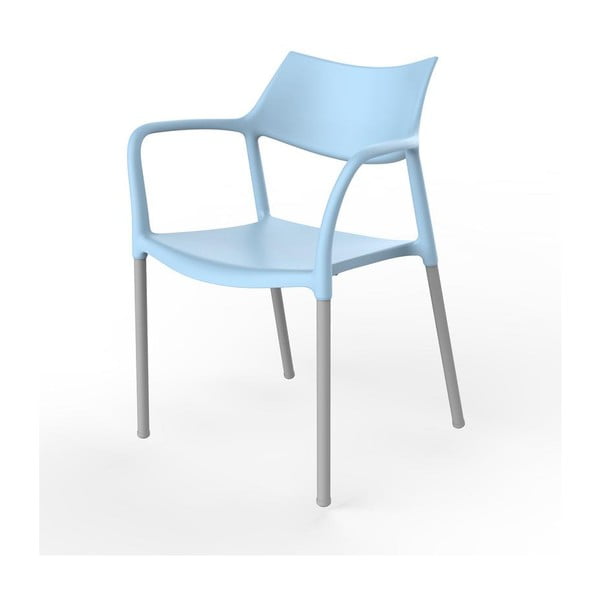 2 gaiši zilu dārza krēslu komplekts Resol Splash