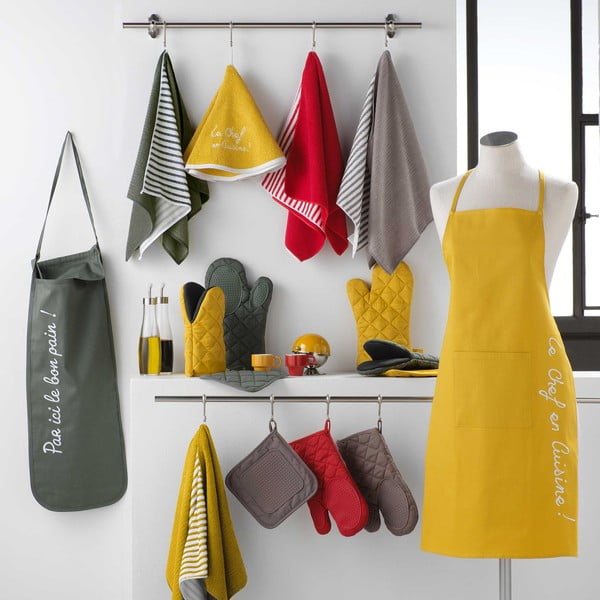 Kokvilnas virtuves cimds Cuistot – douceur d'intérieur-image-2